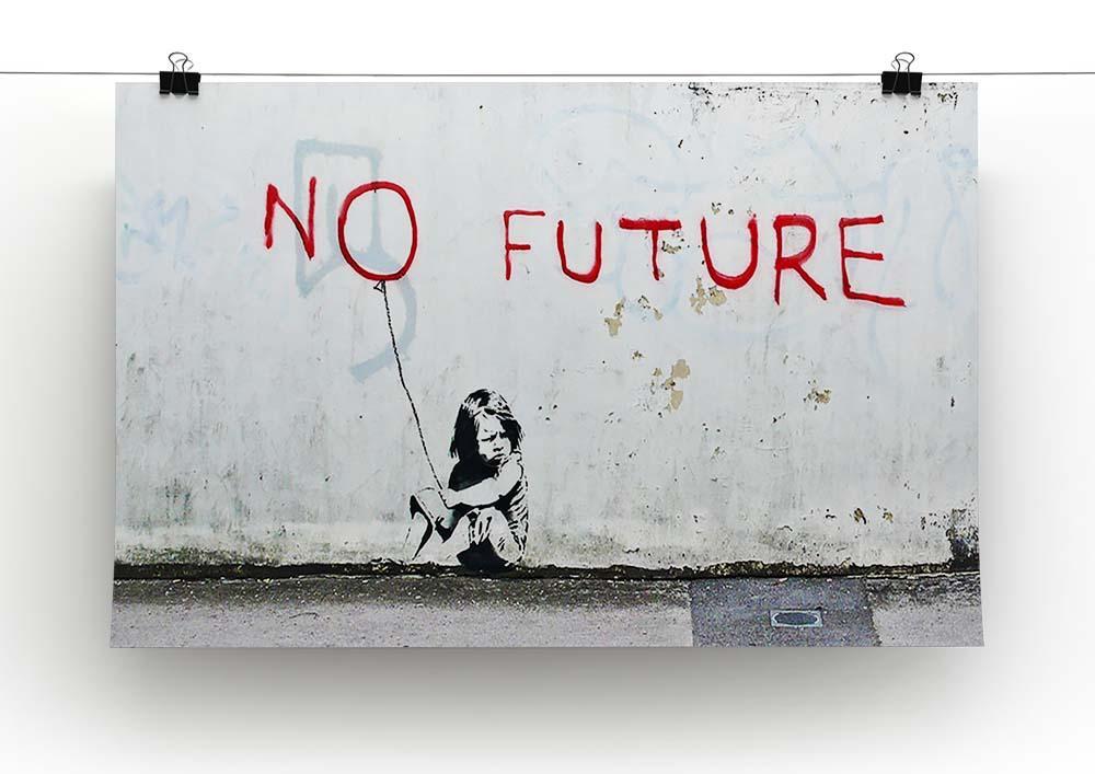 Banksy No Future Canvas Print or Poster - Canvas Art Rocks - 2