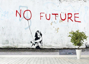 Banksy No Future Wall Mural Wallpaper - Canvas Art Rocks - 4