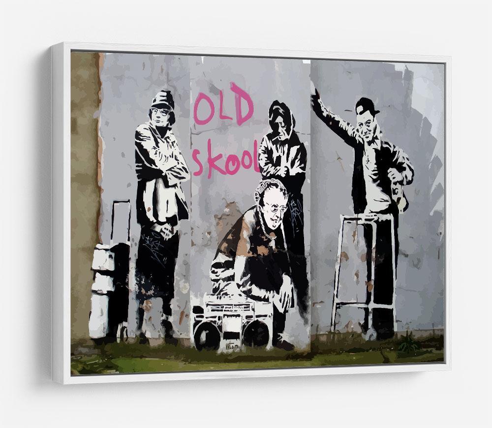 Banksy Old Skool HD Metal Print