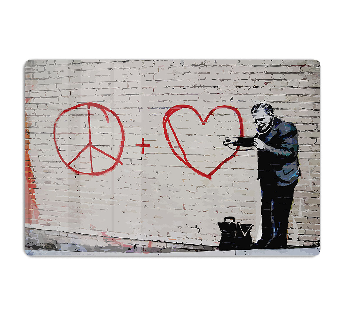 Banksy Peaceful Hearts Doctor San Francisco HD Metal Print - Canvas Art Rocks - 1