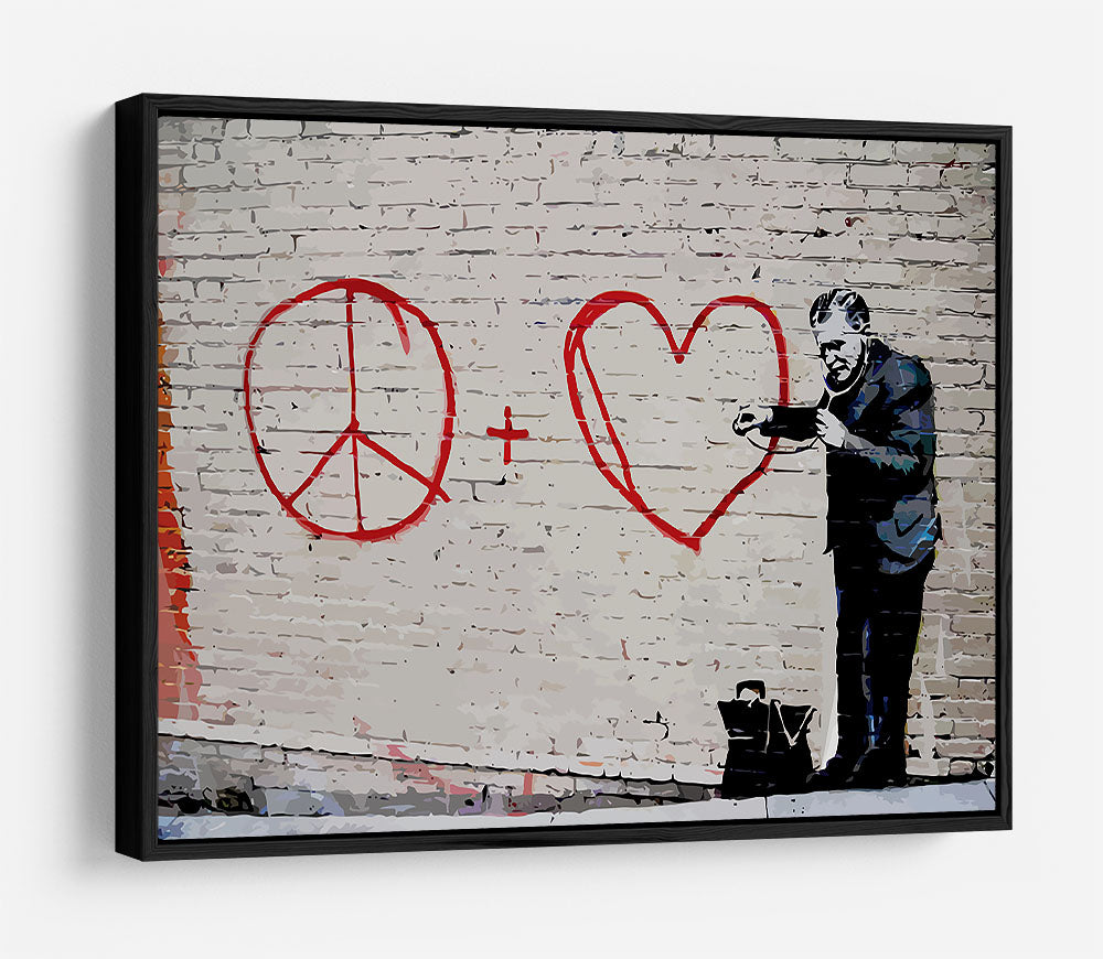 Banksy Peaceful Hearts Doctor San Francisco HD Metal Print - Canvas Art Rocks - 6