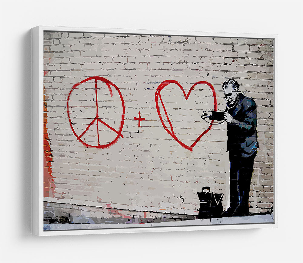 Banksy Peaceful Hearts Doctor San Francisco HD Metal Print - Canvas Art Rocks - 7