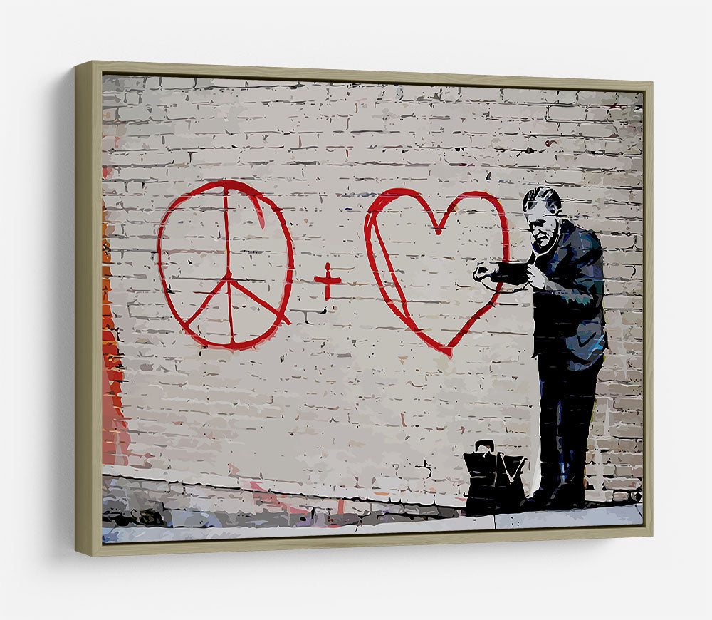 Banksy Peaceful Hearts Doctor San Francisco HD Metal Print - Canvas Art Rocks - 8