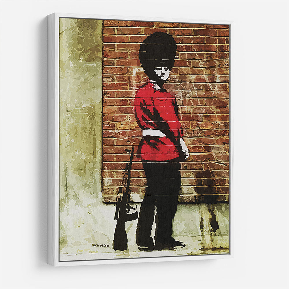 Banksy Pissing London Soldier HD Metal Print - Canvas Art Rocks - 7