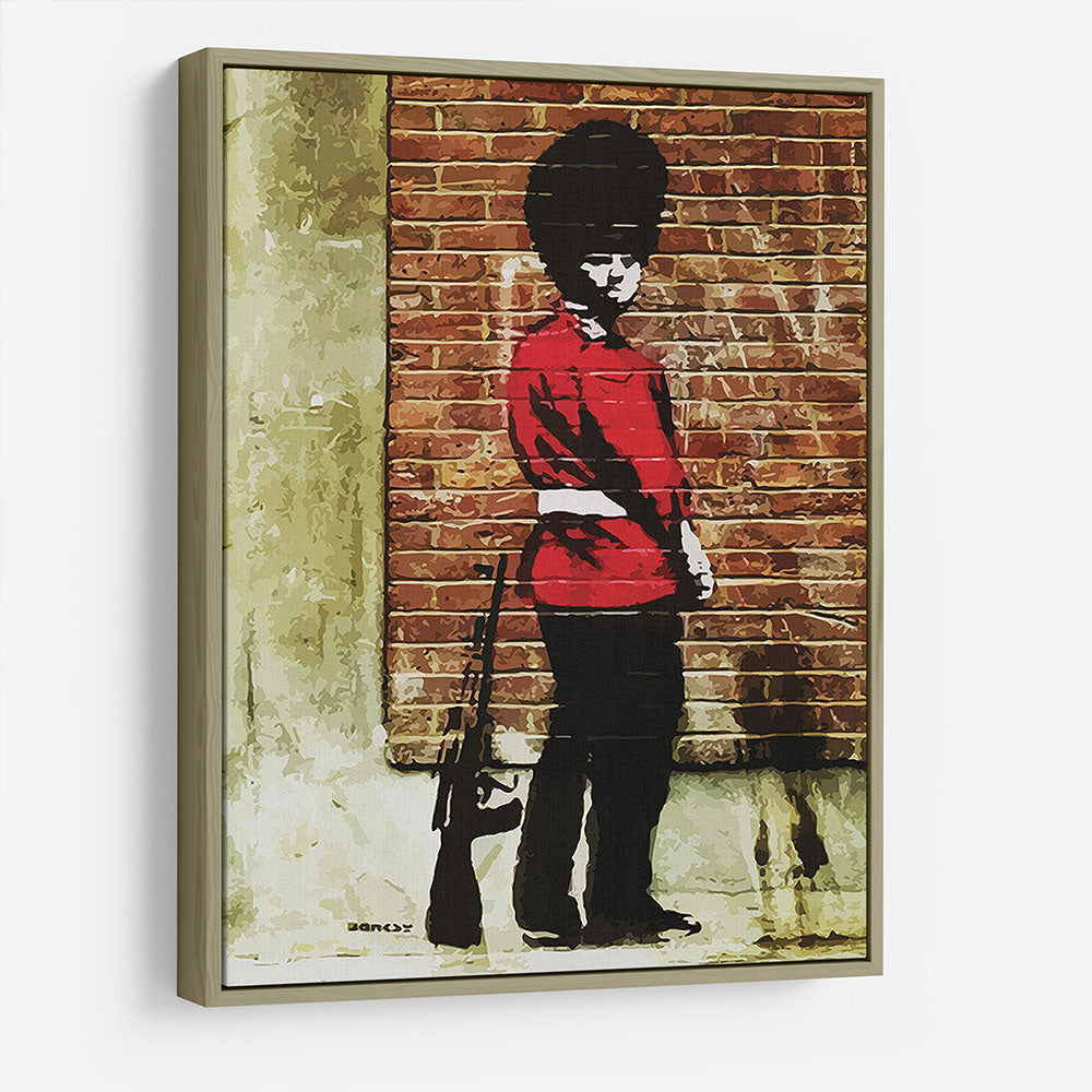 Banksy Pissing London Soldier HD Metal Print - Canvas Art Rocks - 8