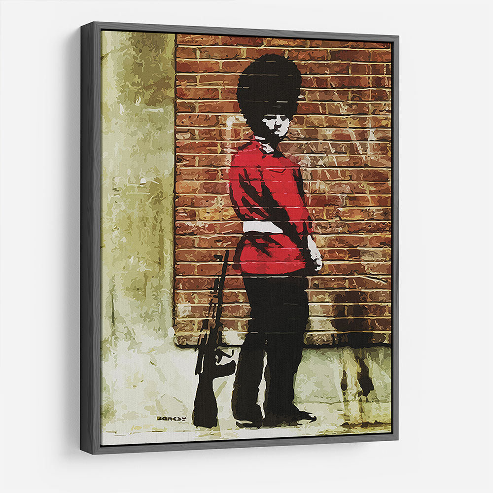 Banksy Pissing London Soldier HD Metal Print - Canvas Art Rocks - 9