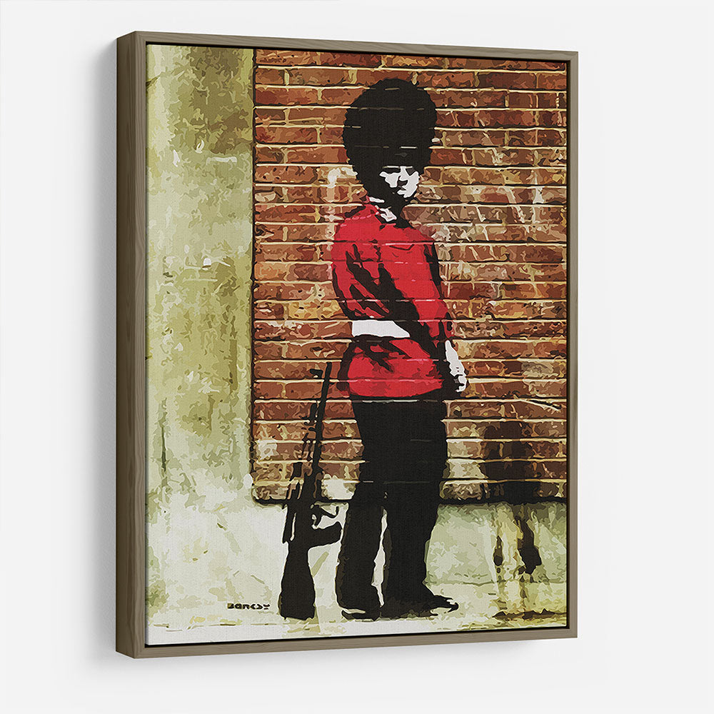 Banksy Pissing London Soldier HD Metal Print - Canvas Art Rocks - 10