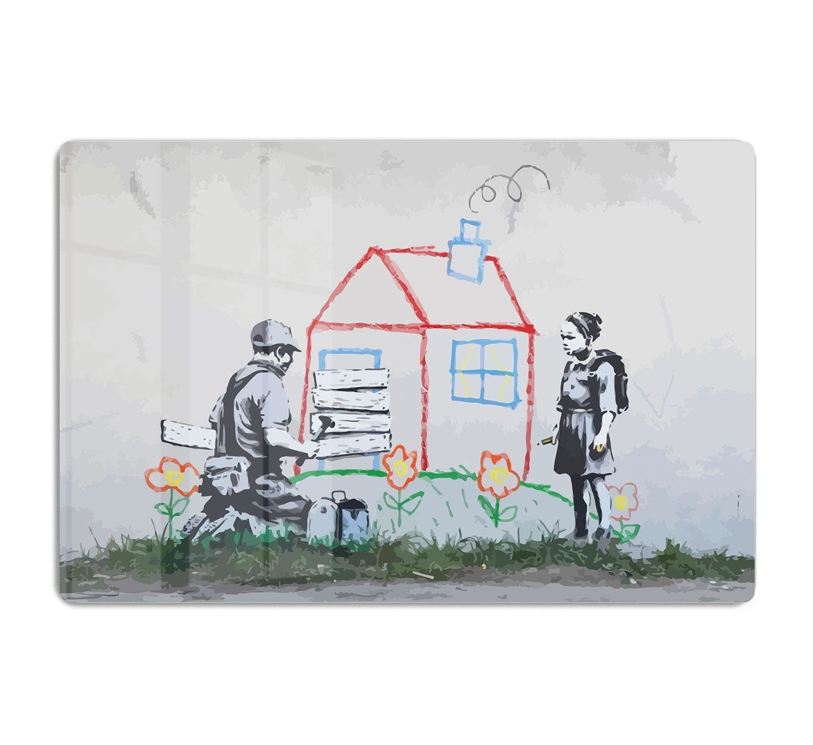 Banksy Play House HD Metal Print