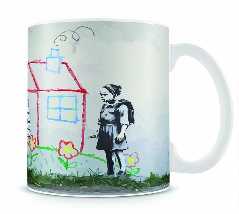 Banksy Play House Mug - Canvas Art Rocks - 1