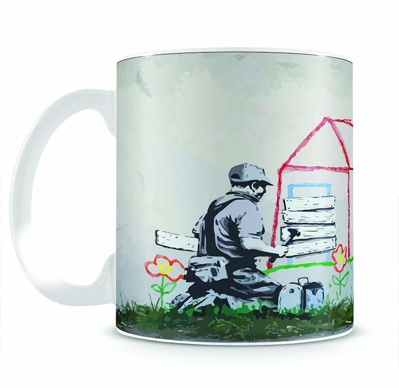 Banksy Play House Mug - Canvas Art Rocks - 2