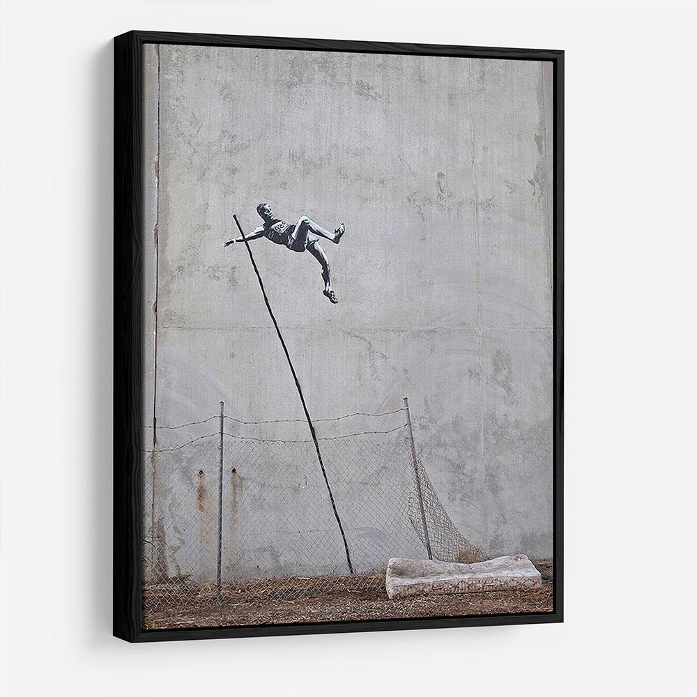 Banksy Pole Vaulter HD Metal Print