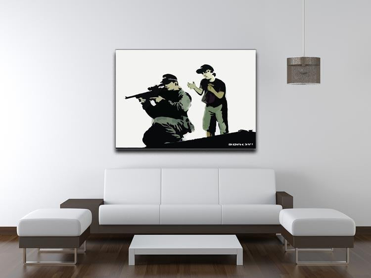 Banksy Police Sniper Canvas Print or Poster - Canvas Art Rocks - 4