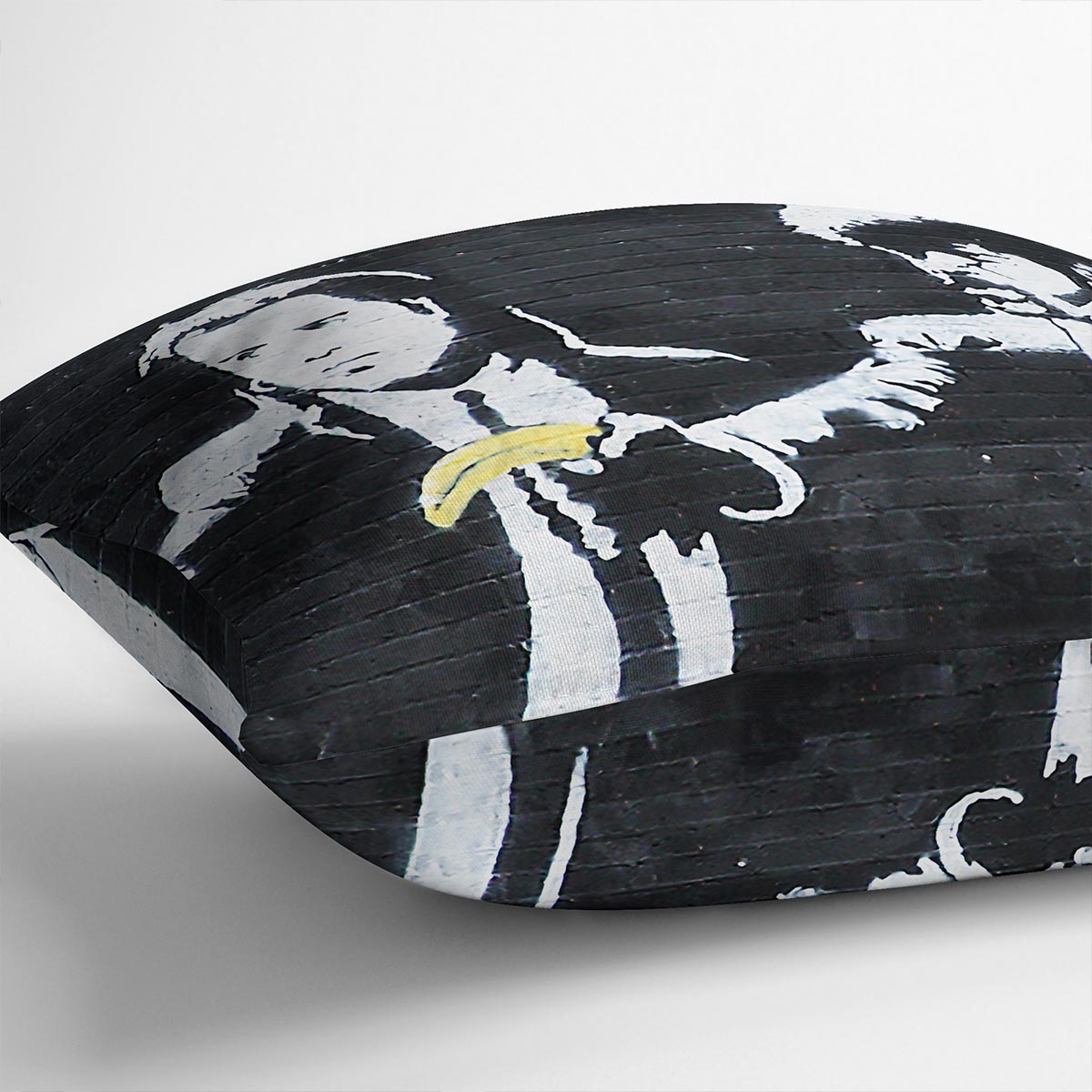 Banksy Pulp Fiction Banana Guns Cushion