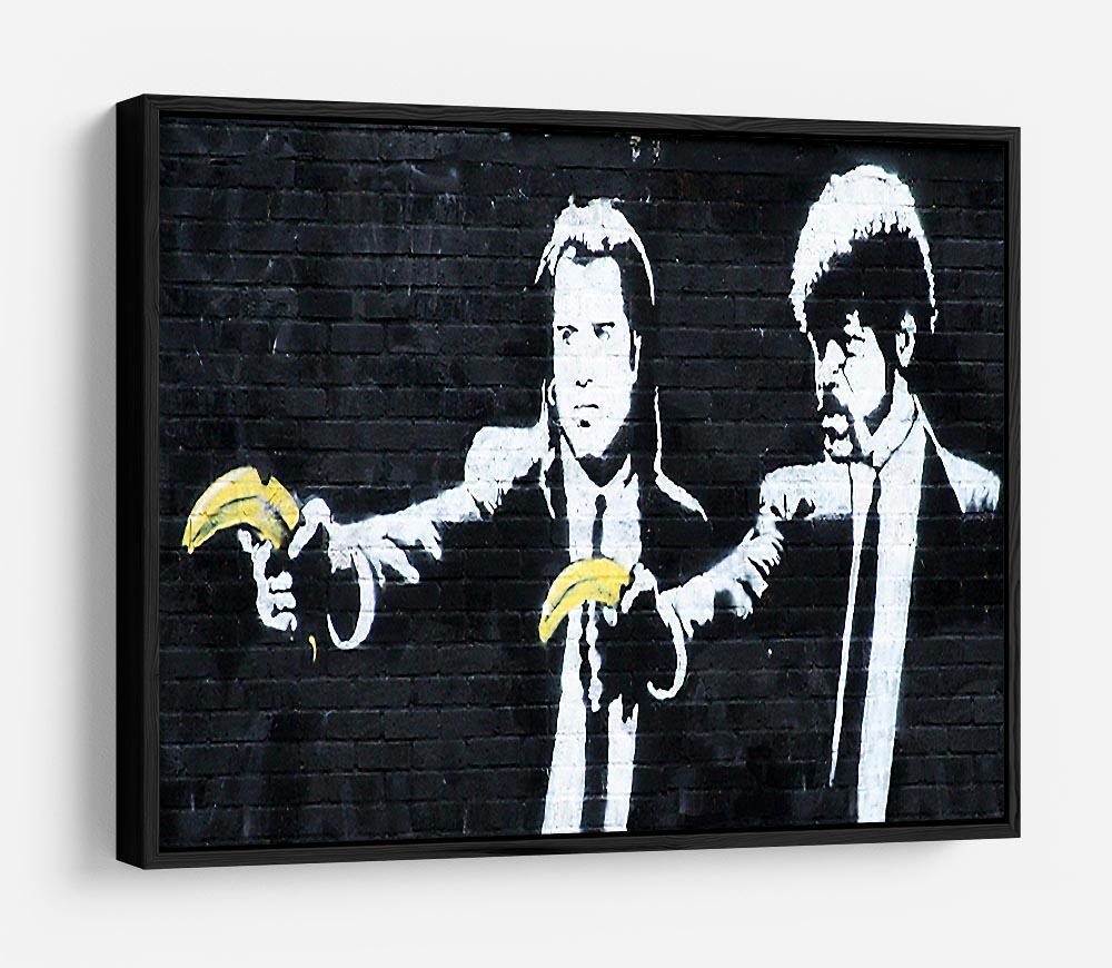 Banksy Pulp Fiction Banana Guns HD Metal Print
