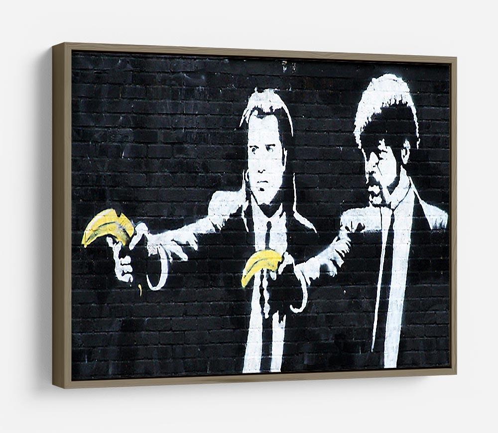 Banksy Pulp Fiction Banana Guns HD Metal Print