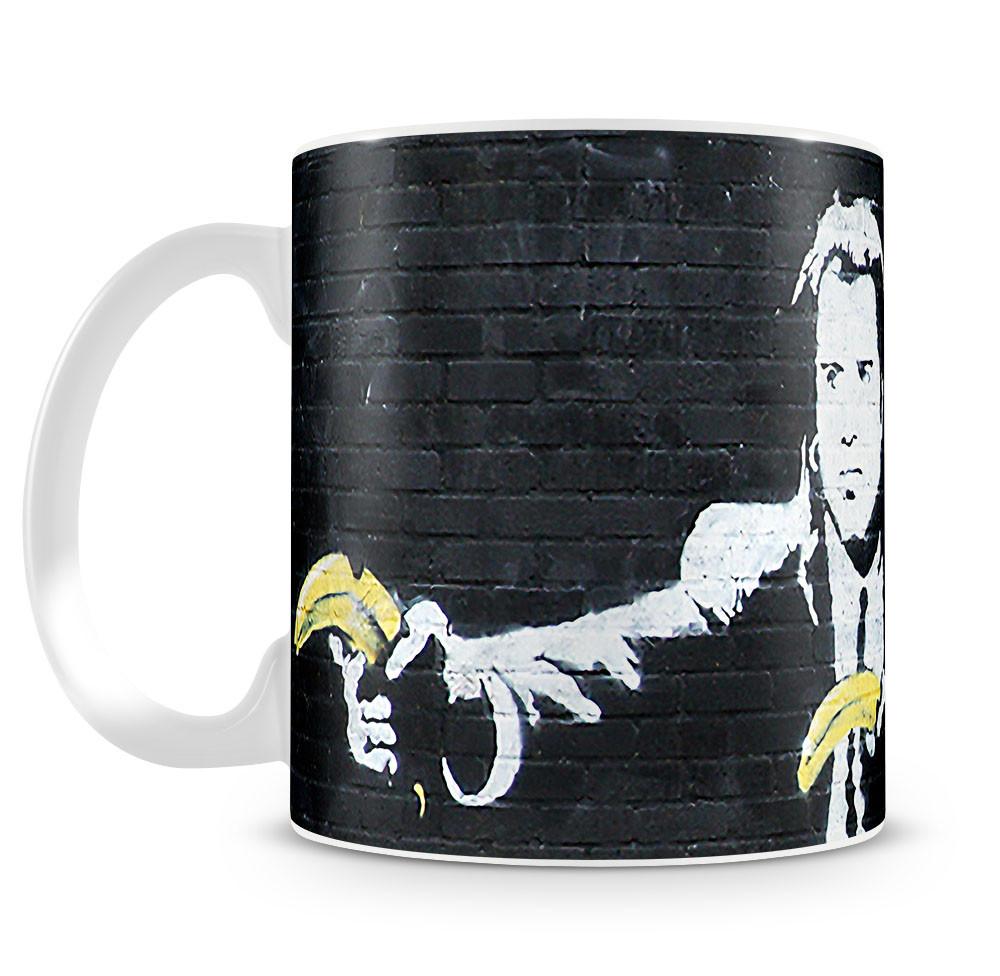 Banksy Pulp Fiction Banana Guns Mug - Canvas Art Rocks