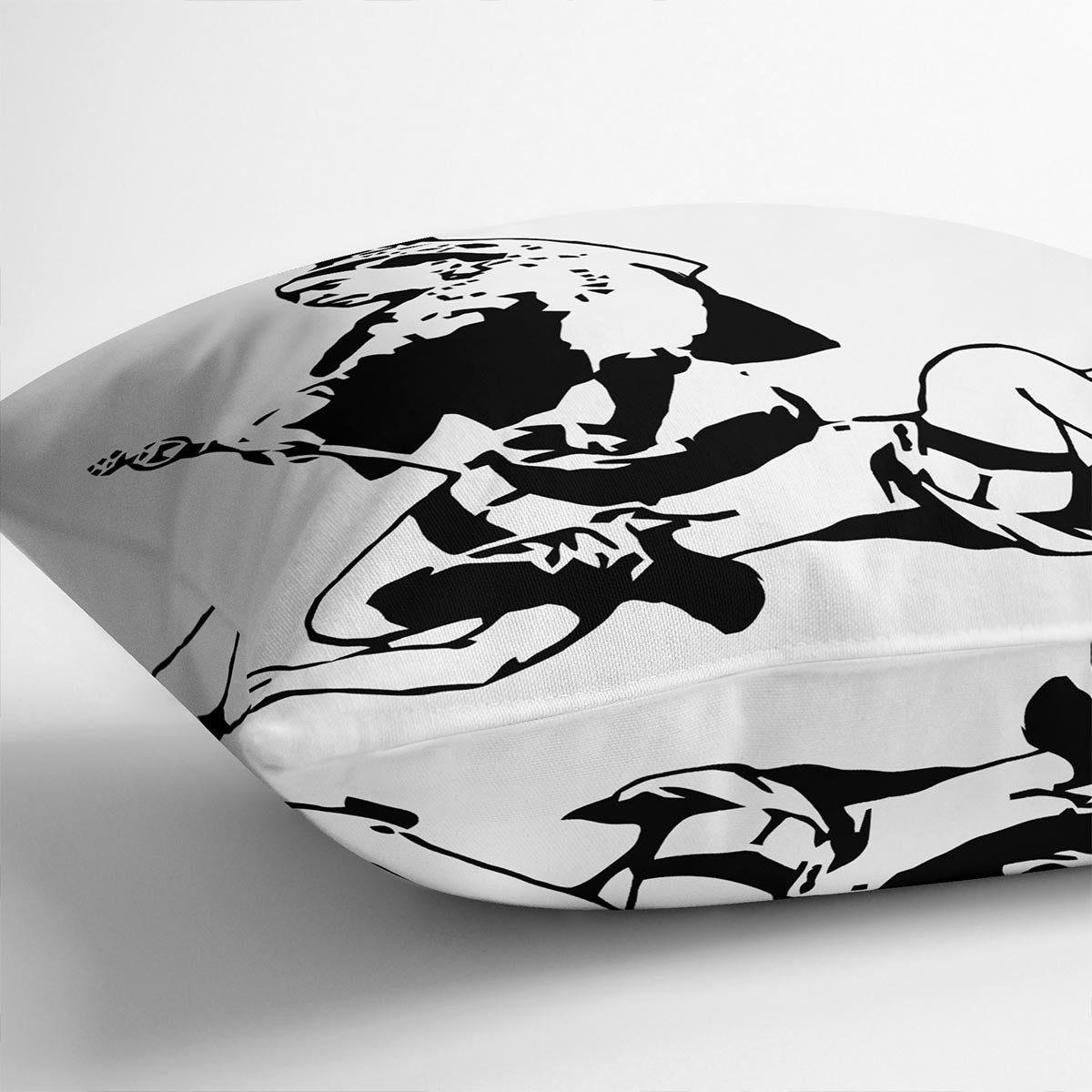 Banksy Queen Victoria Cushion