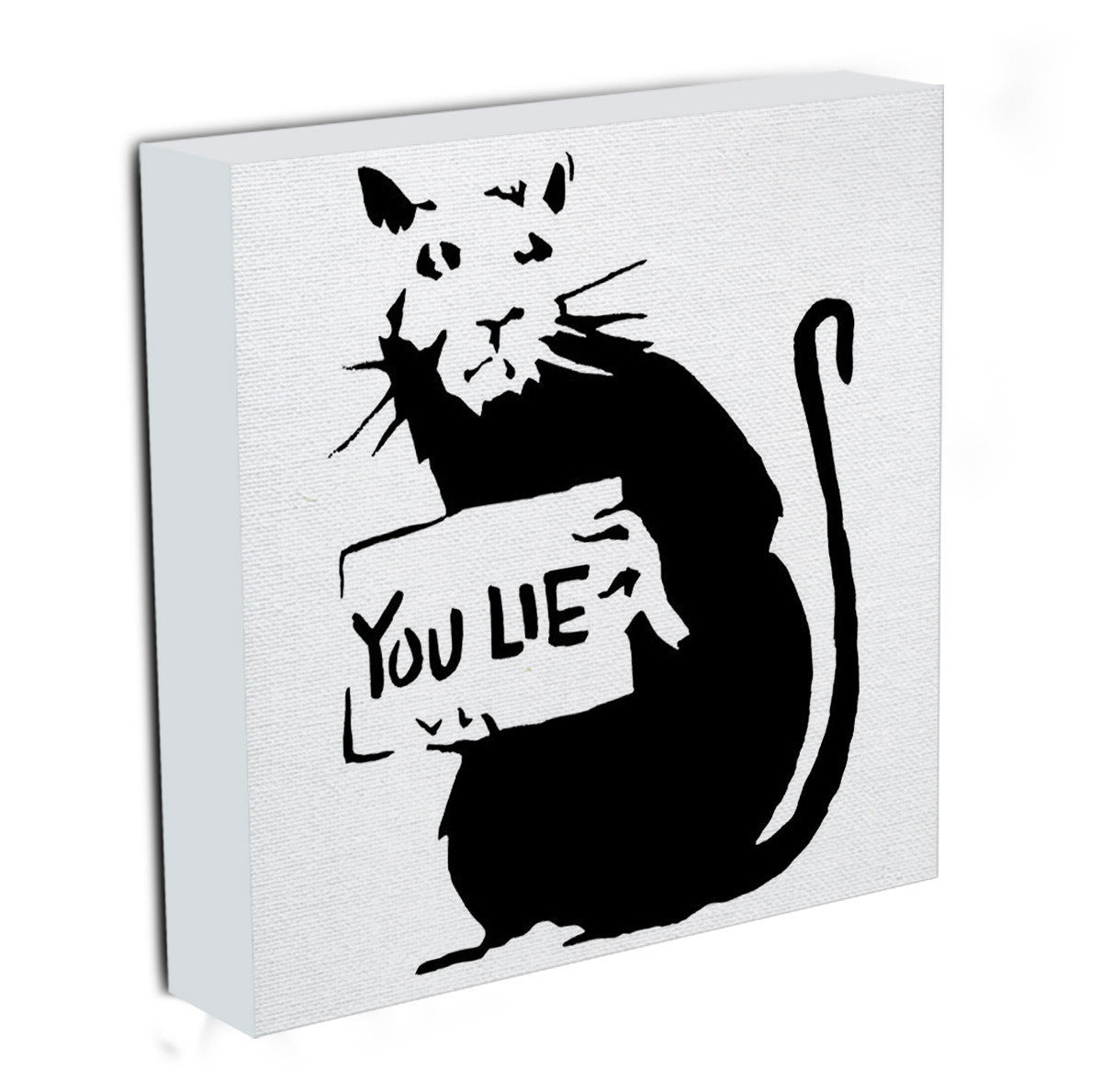 Banksy Rat You Lie Canvas Print & Poster - US Canvas Art Rocks