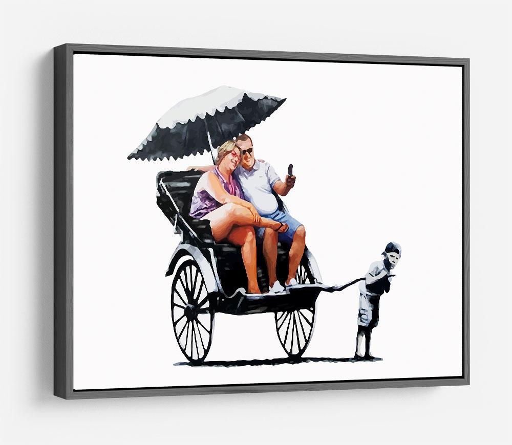 Banksy Rickshaw Kid HD Metal Print