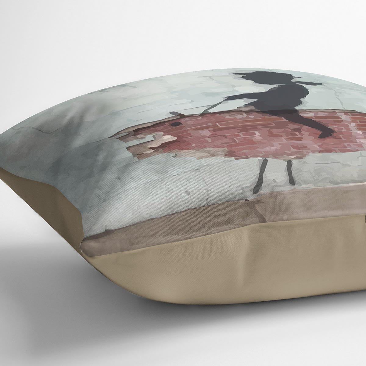 Banksy Rodeo Boy Cushion