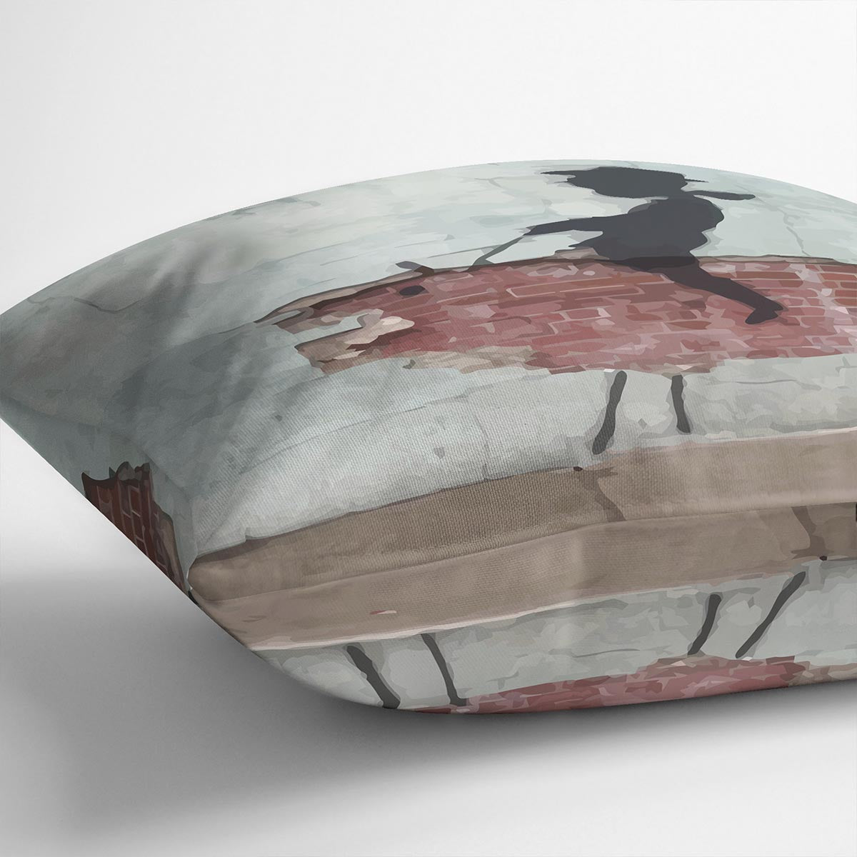 Banksy Rodeo Boy Cushion