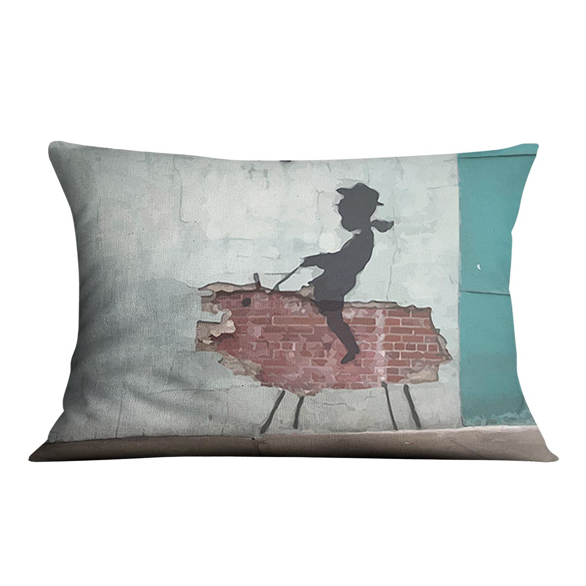 Banksy Rodeo Boy Cushion