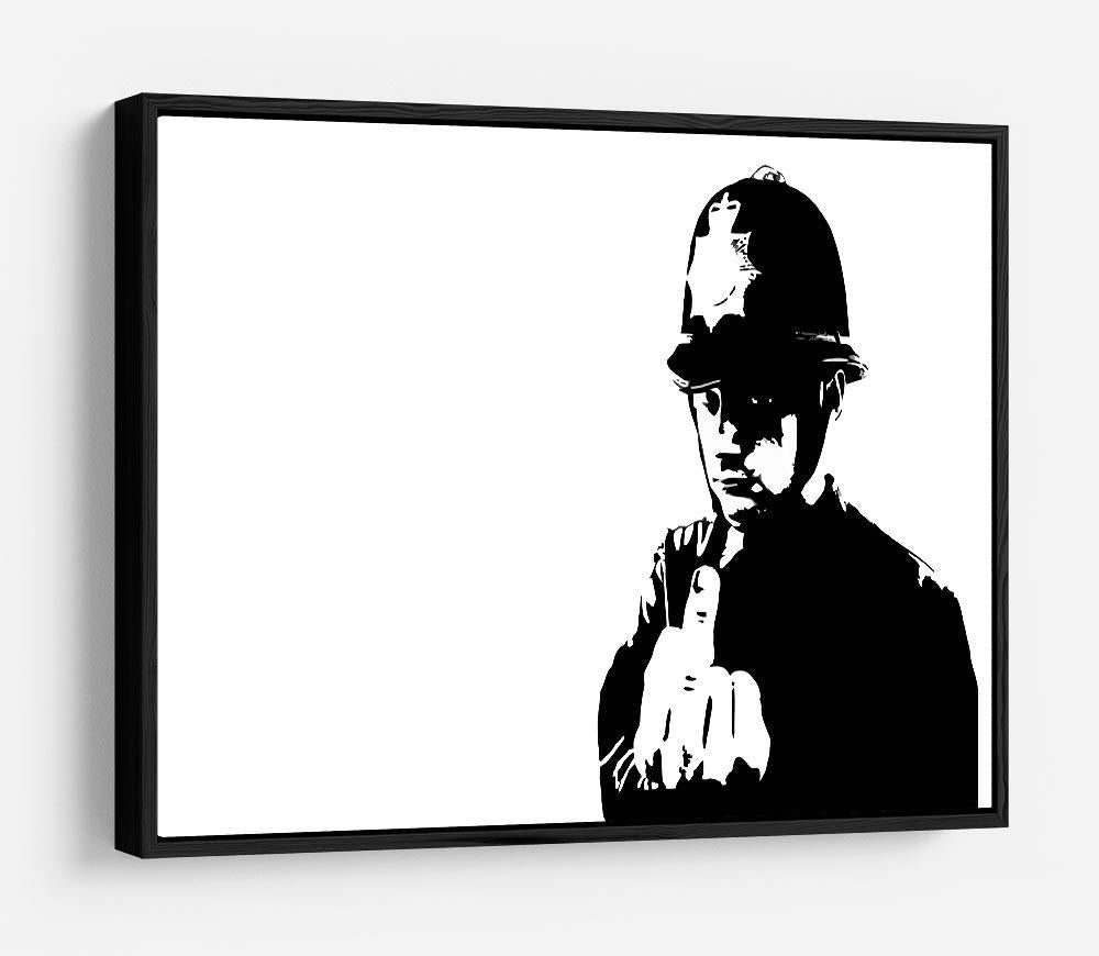 Banksy Rude Policeman HD Metal Print