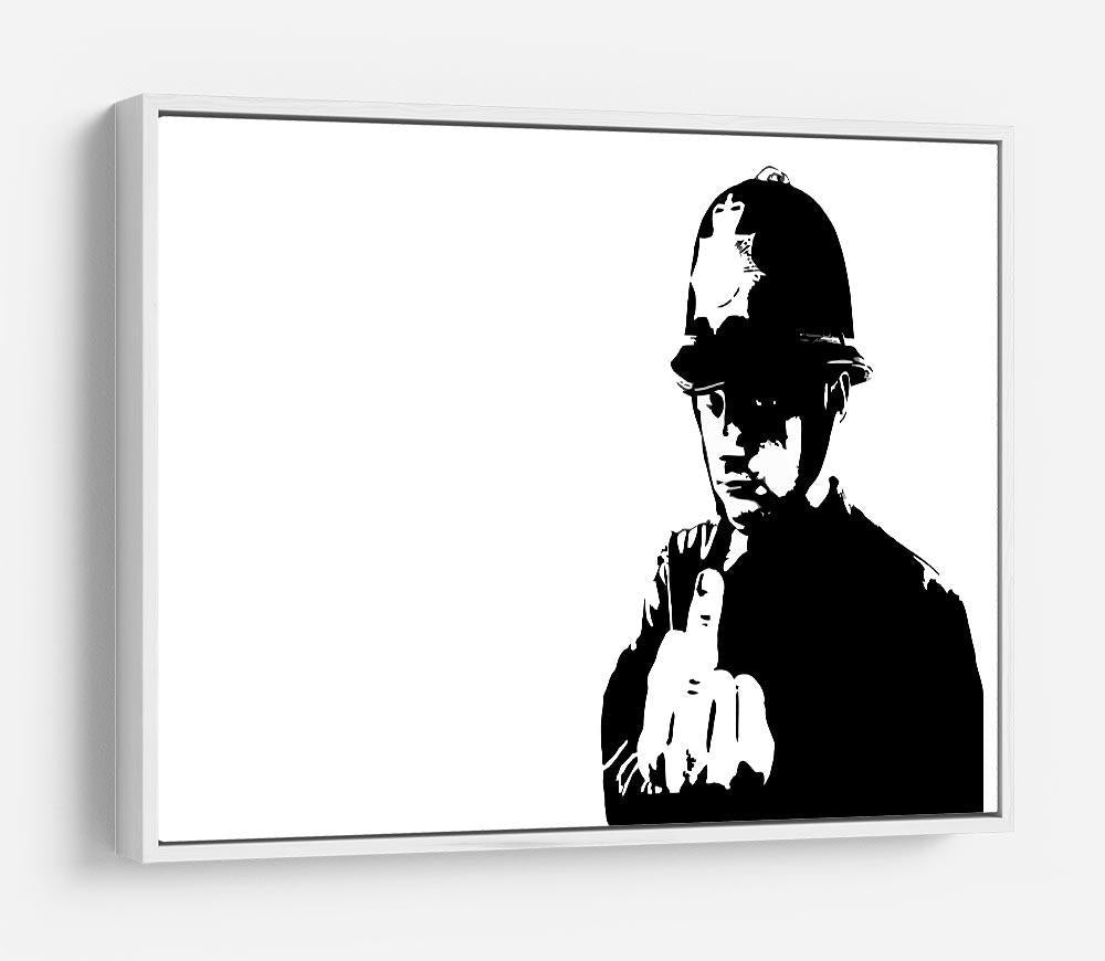 Banksy Rude Policeman HD Metal Print