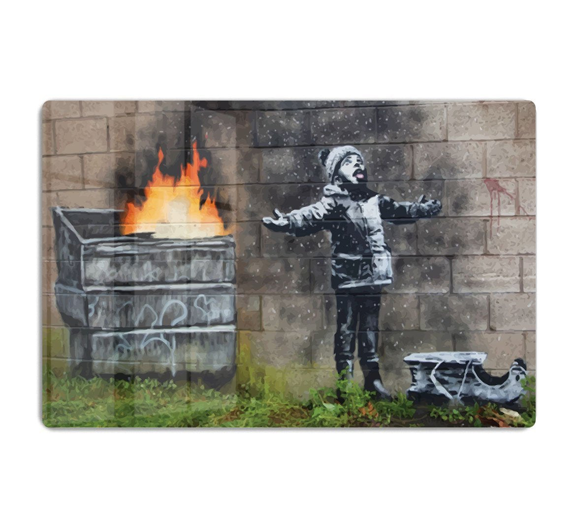 Banksy Seasons Greeting HD Metal Print