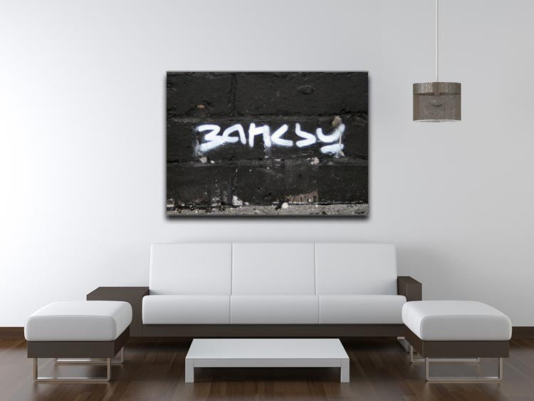 Banksy Signature Tag Print - Canvas Art Rocks - 4