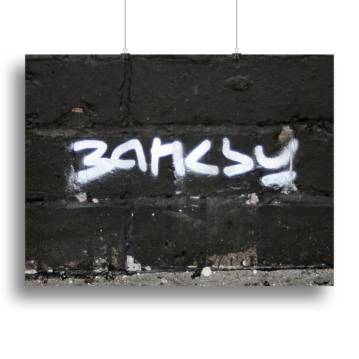 Banksy Signature Tag Canvas Print or Poster