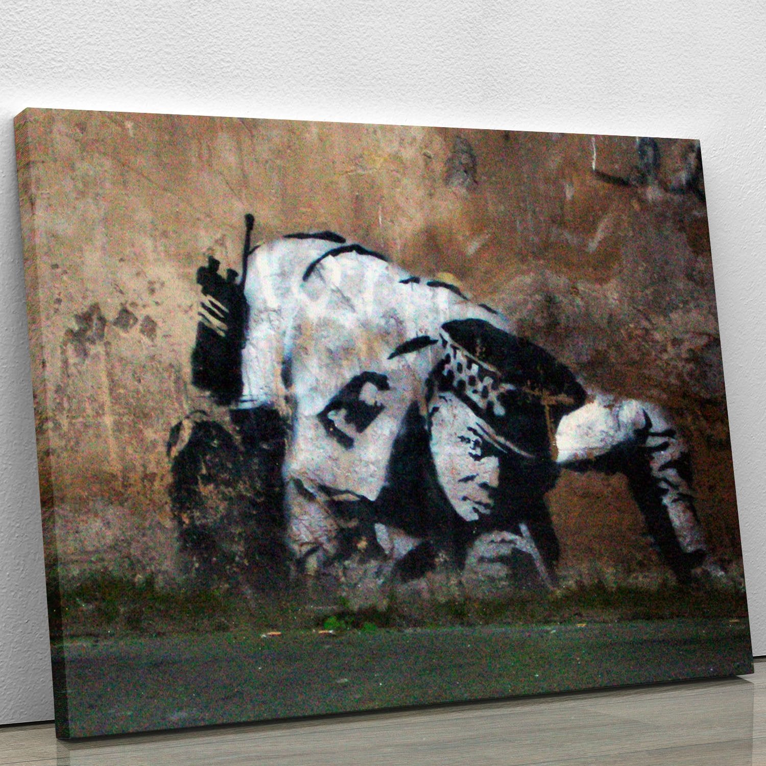 Banksy Snorting Policeman Canvas Print or Poster
