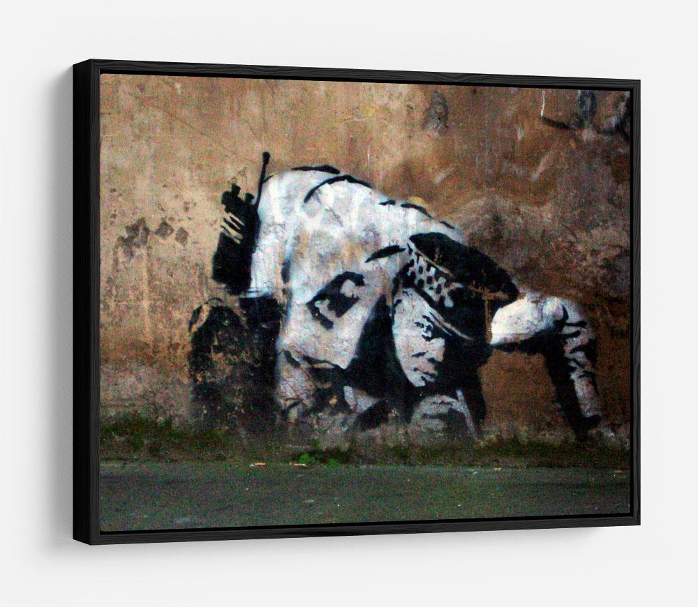 Banksy Snorting Policeman HD Metal Print