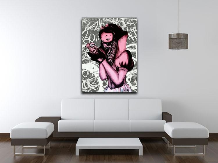 Banksy Snow White Grenade Canvas Print or Poster - Canvas Art Rocks - 4