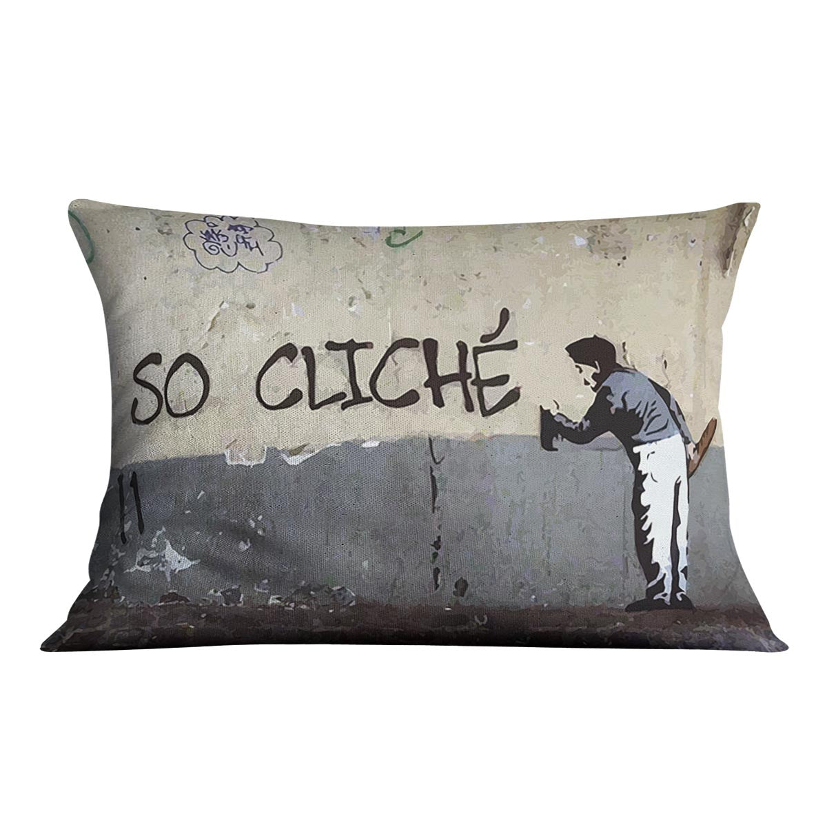 Banksy So Cliche Cushion