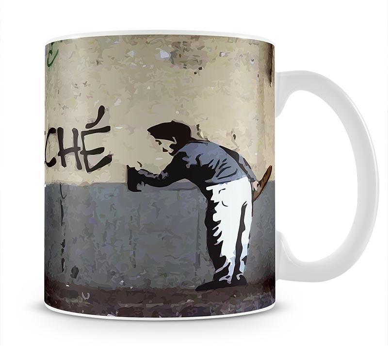 Banksy So Cliche Mug - Canvas Art Rocks - 1