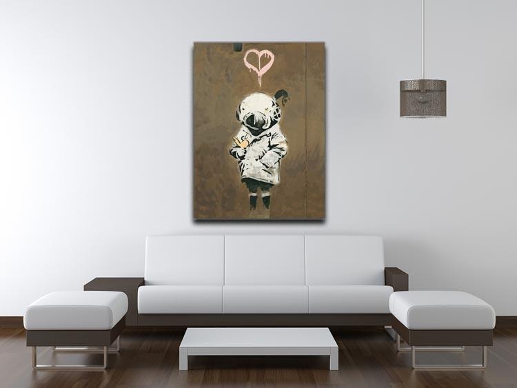 Banksy Space Girl And Bird Canvas Print or Poster - Canvas Art Rocks - 4