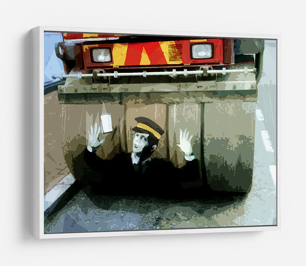 Banksy Steamroller Traffic Warden London HD Metal Print - Canvas Art Rocks - 7