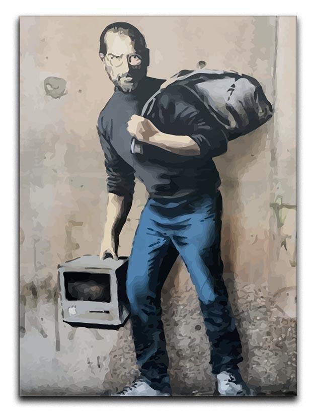 Banksy Steve Jobs Canvas Print or Poster  - Canvas Art Rocks - 1