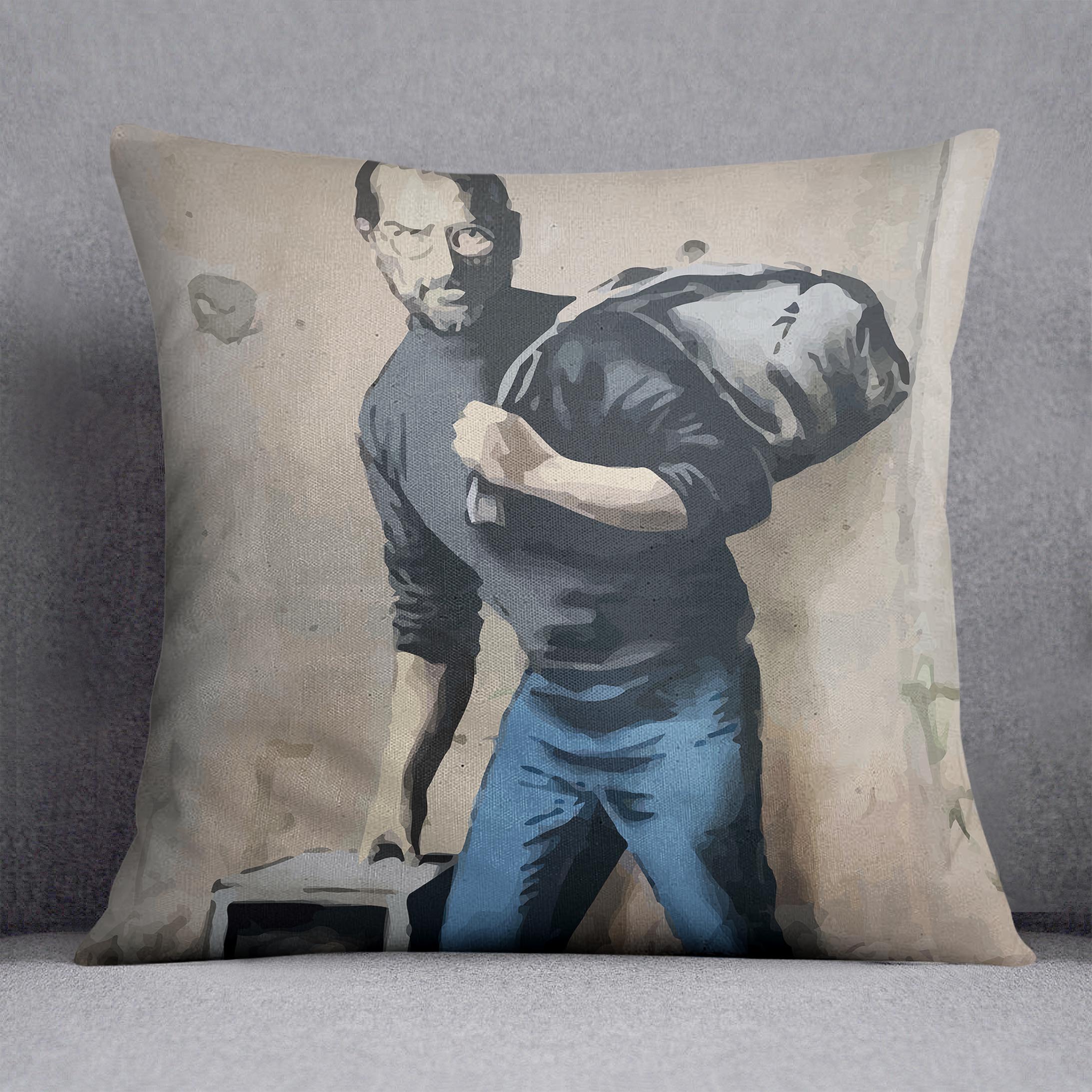 Banksy Steve Jobs Cushion
