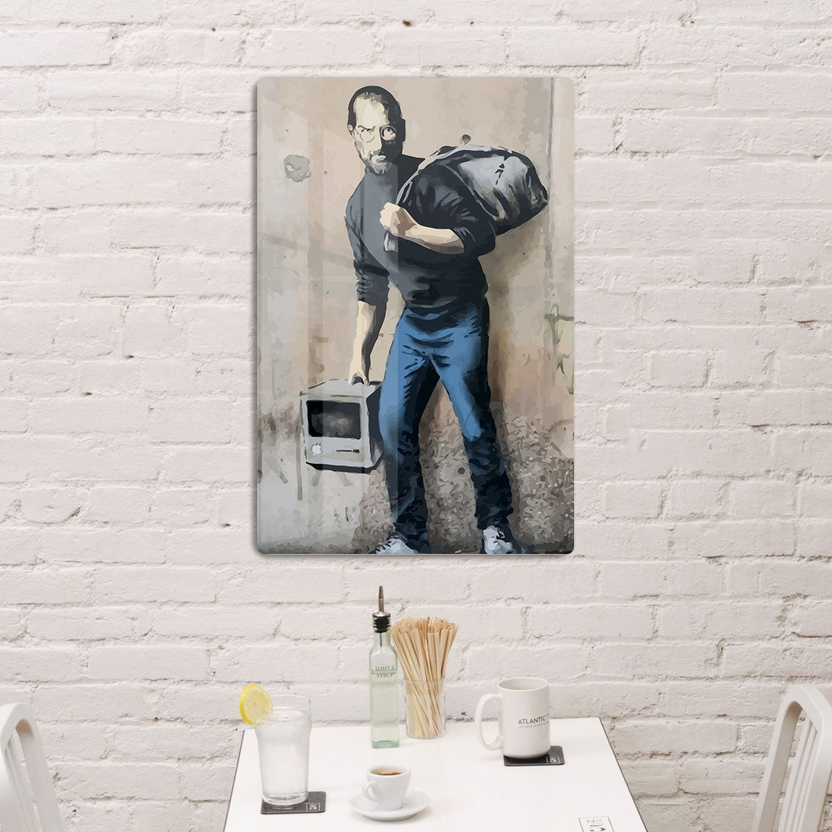 Banksy Steve Jobs HD Metal Print