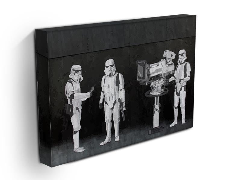 Banksy Stormtroopers Filming Oscars Canvas Print or Poster - Canvas Art Rocks - 3