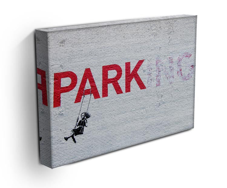 Banksy Swing Girl Print - Canvas Art Rocks - 3