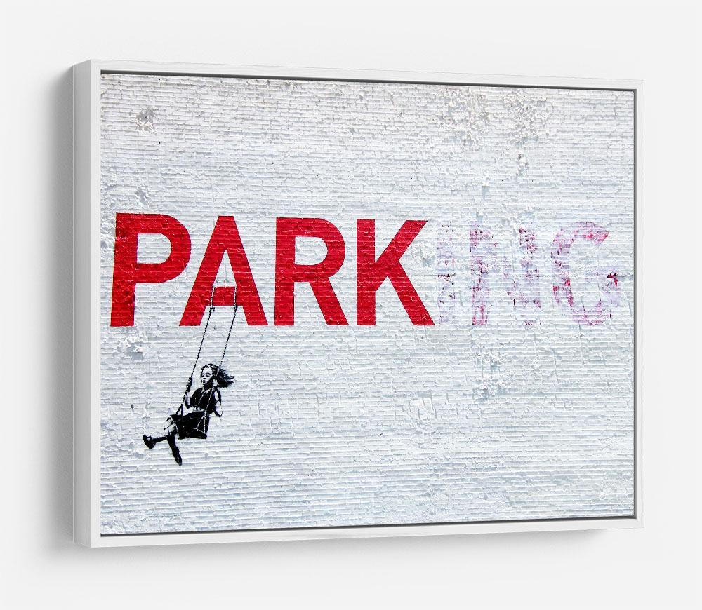 Banksy Swing Girl HD Metal Print