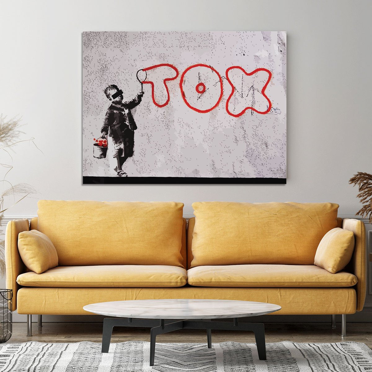 Banksy Tax Canvas Print or Poster