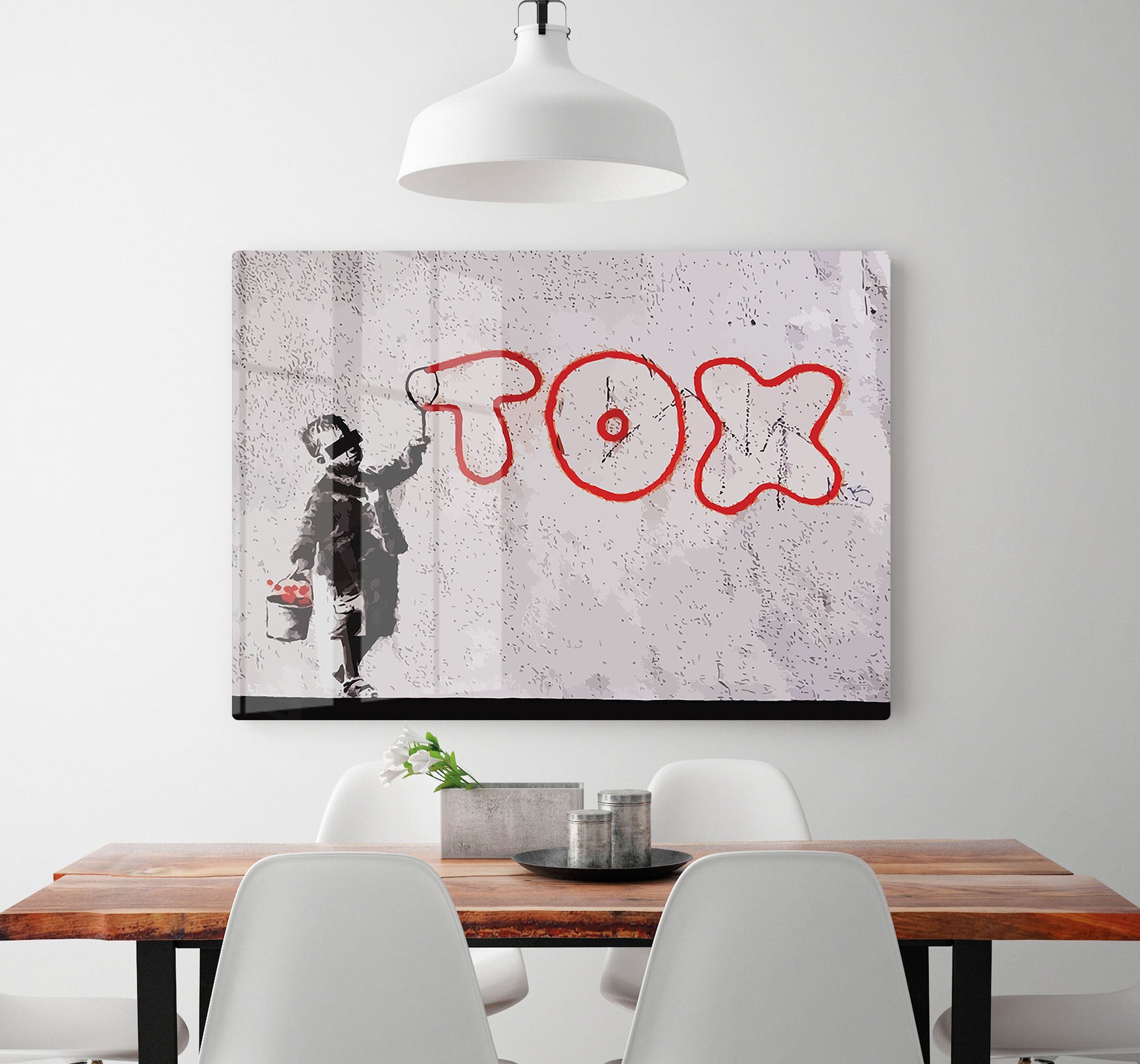 Banksy Tax HD Metal Print - Canvas Art Rocks - 2