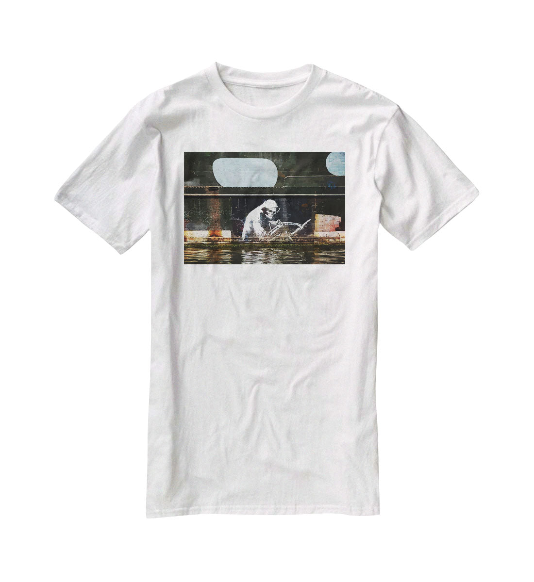 Banksy The Grim Reaper Bristol T-Shirt - Canvas Art Rocks - 5