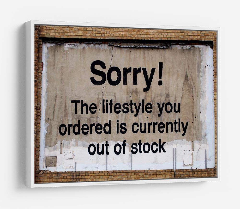 Banksy The Lifestyle You Ordered HD Metal Print
