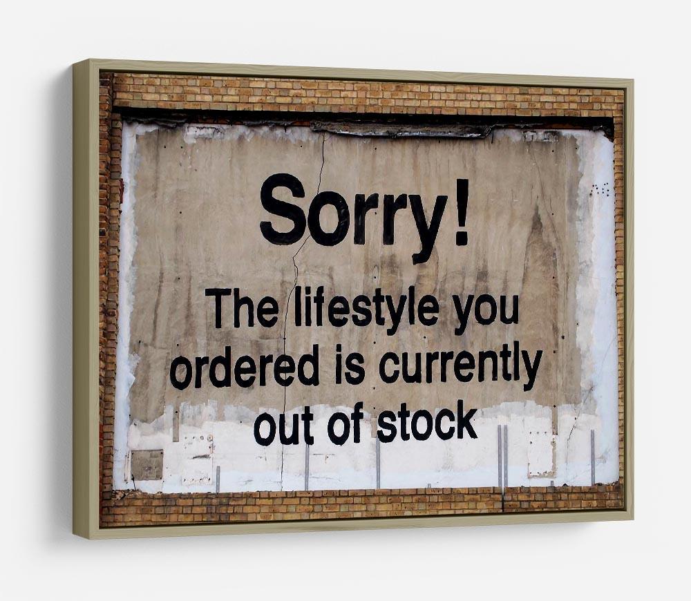 Banksy The Lifestyle You Ordered HD Metal Print