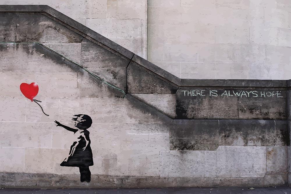 Banksy Girl With the Red Balloon -  Canada
